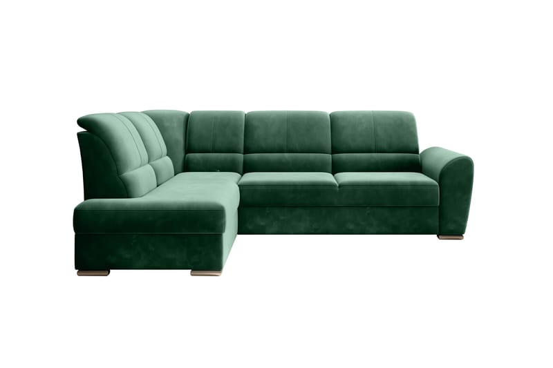 Clarkville Bäddsoffa m. Schäslong 3-sits Mörkgrön - Möbler - Vardagsrum - Bäddsoffor
