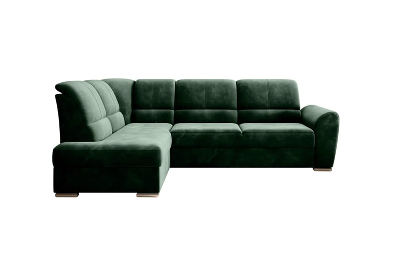 Clarkville Bäddsoffa m. Schäslong 3-sits Mörkgrön - Möbler - Vardagsrum - Bäddsoffor