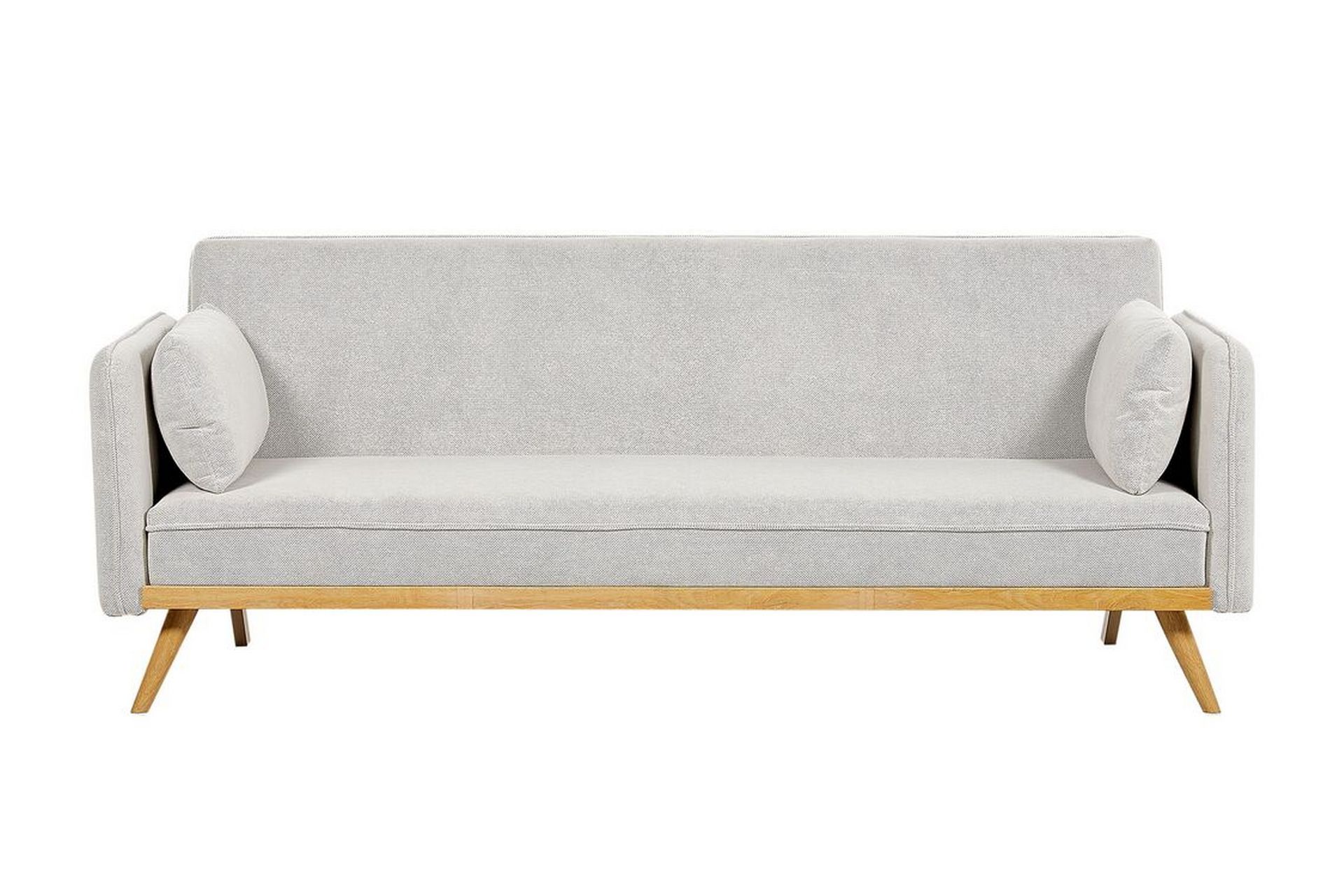 Clem B&auml;ddsoffa 3-sits - Gr&aring;/Ljust tr&auml;