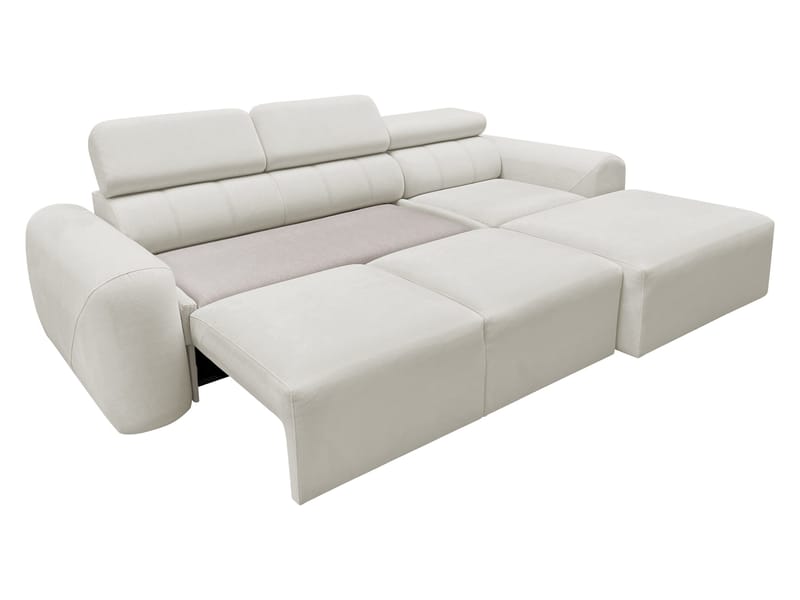 Clement 3-sits Bäddsoffa med Divan Vänstervänd - Mellangrå - Möbler - Vardagsrum - Bäddsoffor - Hörnbäddsoffa