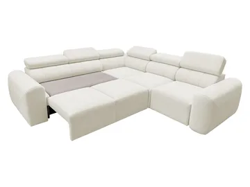Clement 5-sits Hörnbäddsoffa Högervänd - vit - Möbler - Vardagsrum - Bäddsoffor - Hörnbäddsoffa