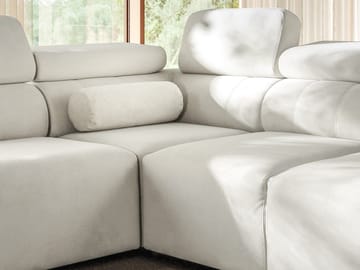 Clement 5-sits Hörnbäddsoffa Vänstervänd - ljusgrå - Möbler - Vardagsrum - Bäddsoffor - Hörnbäddsoffa