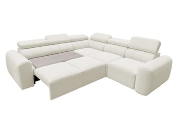 Clement 5-sits Hörnbäddsoffa Vänstervänd - ljusgrå - Möbler - Vardagsrum - Bäddsoffor - Hörnbäddsoffa