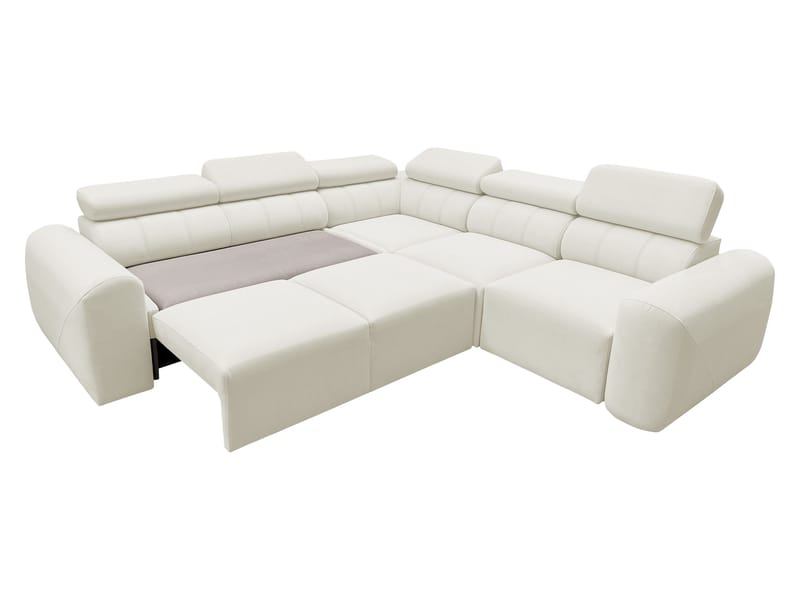 Clement 5-sits Hörnbäddsoffa Vänstervänd - ljusgrå - Möbler - Vardagsrum - Bäddsoffor - Hörnbäddsoffa