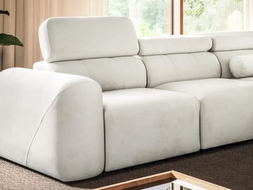 Clement 5-sits Hörnbäddsoffa Vänstervänd - svart - Möbler - Vardagsrum - Bäddsoffor - Hörnbäddsoffa