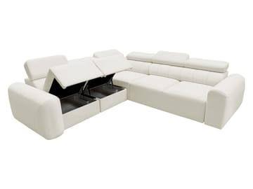 Clement 5-sits Hörnbäddsoffa Vänstervänd - svart - Möbler - Vardagsrum - Bäddsoffor - Hörnbäddsoffa