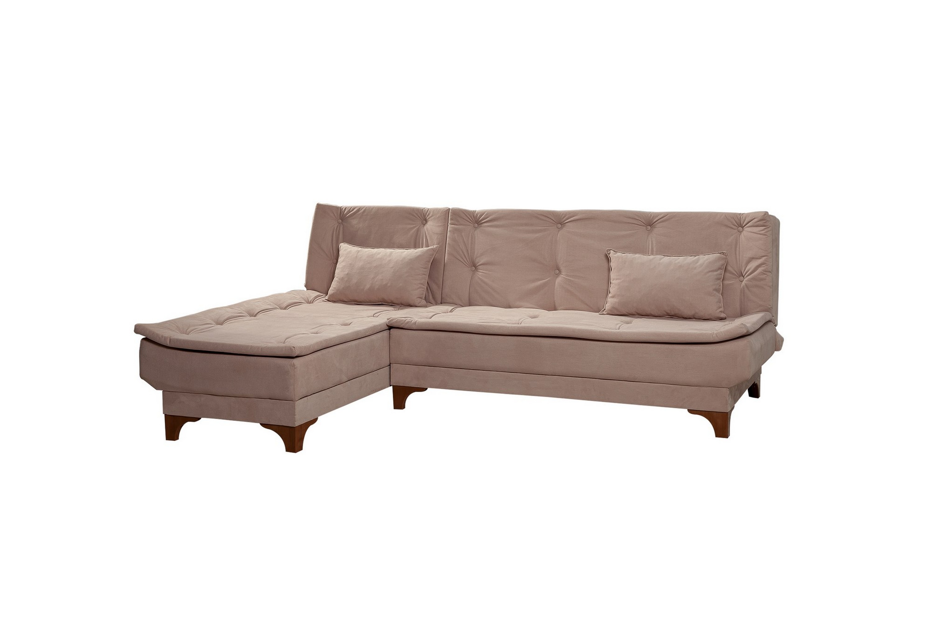 clydevale bäddsoffa m. divan 4-sits grå -