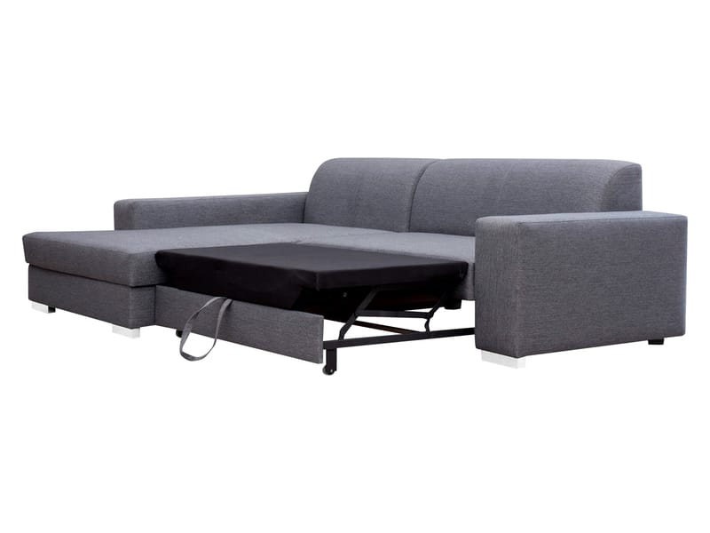 Corvik 3-sits Bäddsoffa med divan och förvaring - grå - Möbler - Vardagsrum - Bäddsoffor - Hörnbäddsoffa