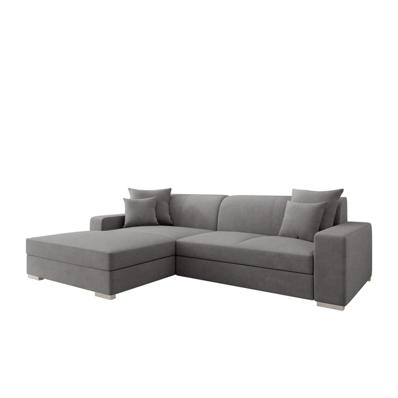 Corvik 3-sits Bäddsoffa med divan och förvaring, grå