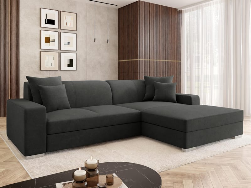 Corvik 3-sits Bäddsoffa med divan och förvaring - Velo 636 - Möbler - Vardagsrum - Bäddsoffor - Hörnbäddsoffa