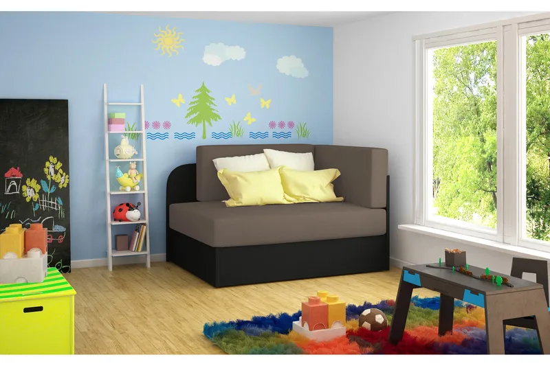 Crenviz Bäddsoffa - Blå/Grå - Möbler - Vardagsrum - Bäddsoffor