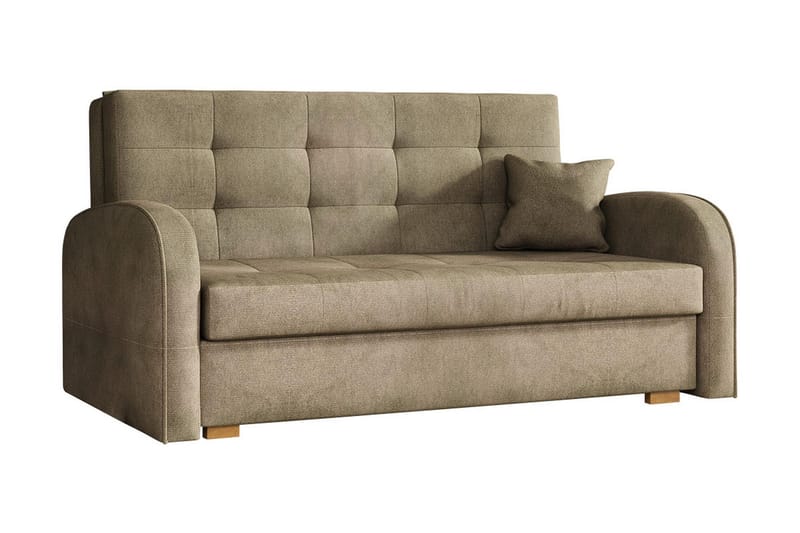 DACKE Bäddsoffa 153x98x85 cm - Beige/Grå - Bäddsoffor - 2-sits bäddsoffa