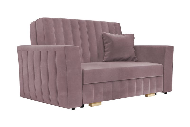 DACKE Soffa Rosa - Ljusrosa - Bäddsoffor - 2-sits bäddsoffa