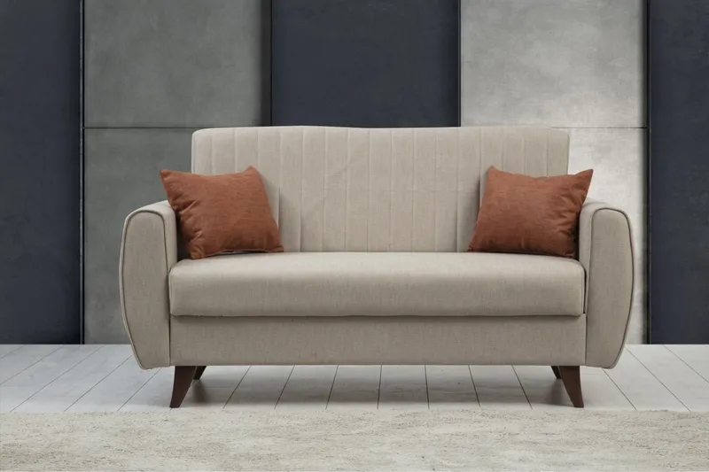 Dalima Bäddsoffa 2-sits Beige - Möbler - Vardagsrum - Bäddsoffor