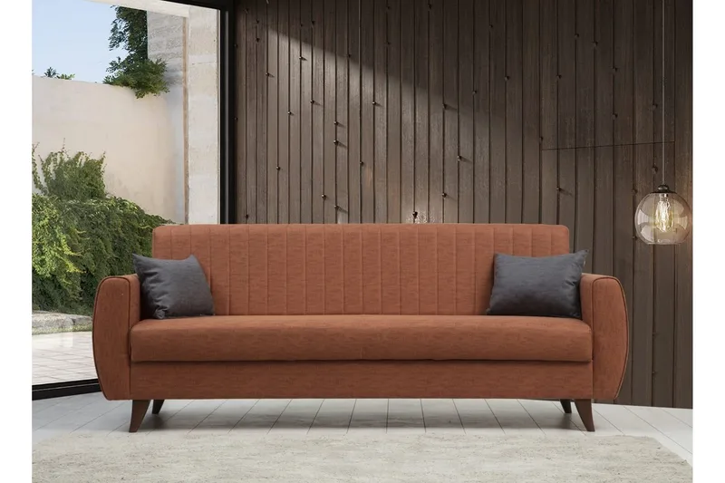 Dalima Bäddsoffa 3-sits - Röd - Möbler - Vardagsrum - Bäddsoffor
