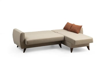 Dalima Bäddsoffa m. Divan 3-sits Beige - Möbler - Vardagsrum - Bäddsoffor