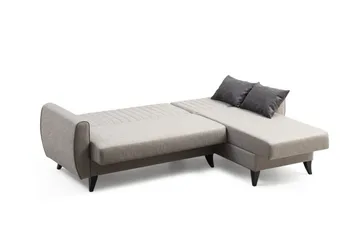 Dalima Bäddsoffa m. Divan 3-sits - Ljusgrå - Möbler - Vardagsrum - Bäddsoffor