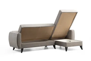 Dalima Bäddsoffa m. Divan 3-sits - Ljusgrå - Möbler - Vardagsrum - Bäddsoffor