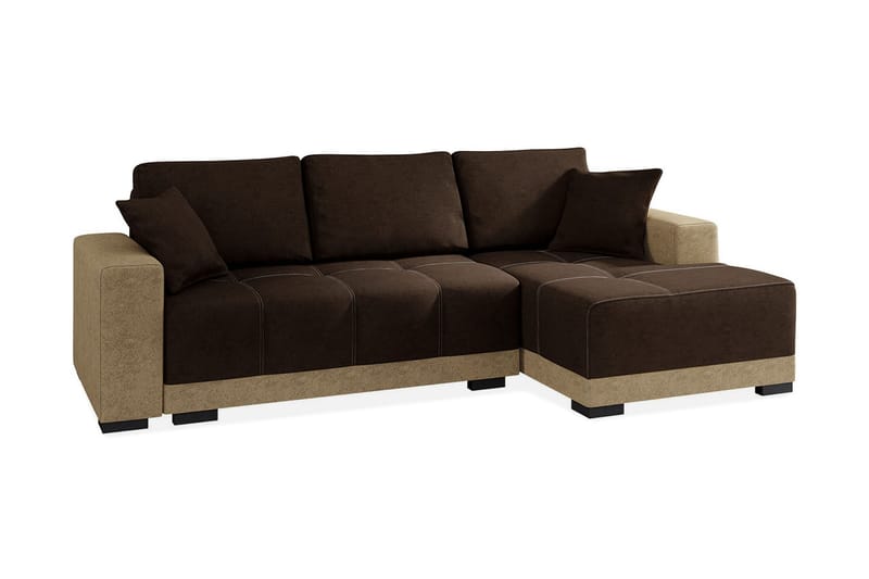 Dallas Divanbäddsoffa 240x140x80 cm - Brun - Möbler - Vardagsrum - Bäddsoffor