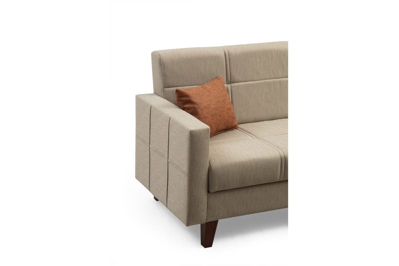 Darcia Bäddsoffa m. Divan 3-sits - Beige - Möbler - Vardagsrum - Bäddsoffor