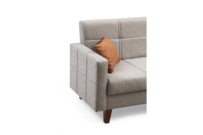 Darcia Bäddsoffa m. Divan 3-sits - Ljusgrå - Möbler - Vardagsrum - Bäddsoffor