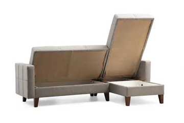 Darcia Bäddsoffa m. Divan 3-sits - Ljusgrå - Möbler - Vardagsrum - Bäddsoffor