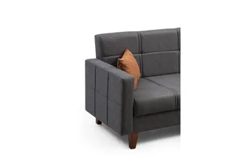 Darcia Bäddsoffa m. Divan 3-sits - Mörkgrå - Möbler - Vardagsrum - Bäddsoffor