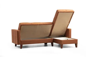 Darcia Bäddsoffa m. Divan 3-sits - Röd - Möbler - Vardagsrum - Bäddsoffor