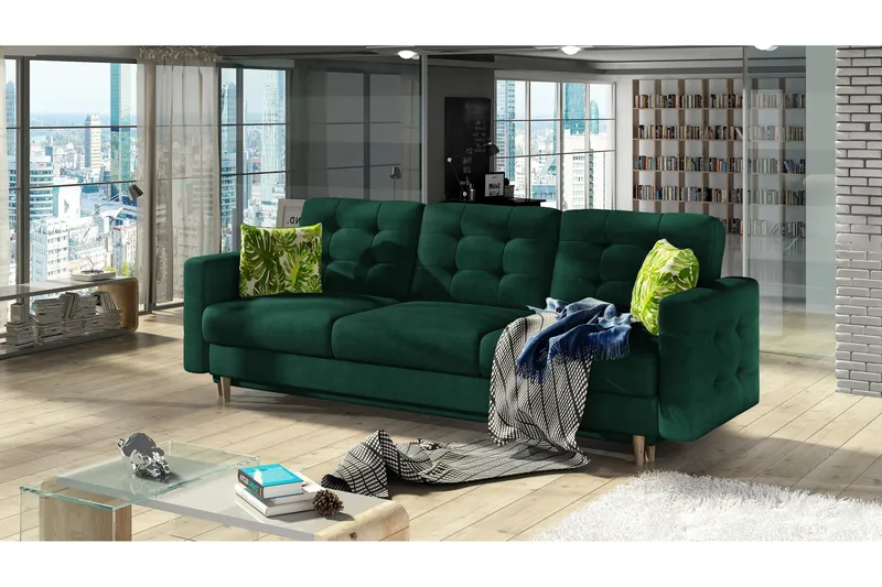 Deadra Bäddsoffa - Grön - Möbler - Vardagsrum - Bäddsoffor