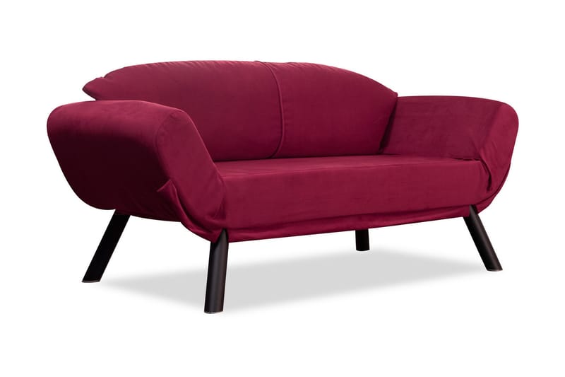 DEENA Bäddsoffa 2-sits Vinröd - Möbler - Vardagsrum - Bäddsoffor