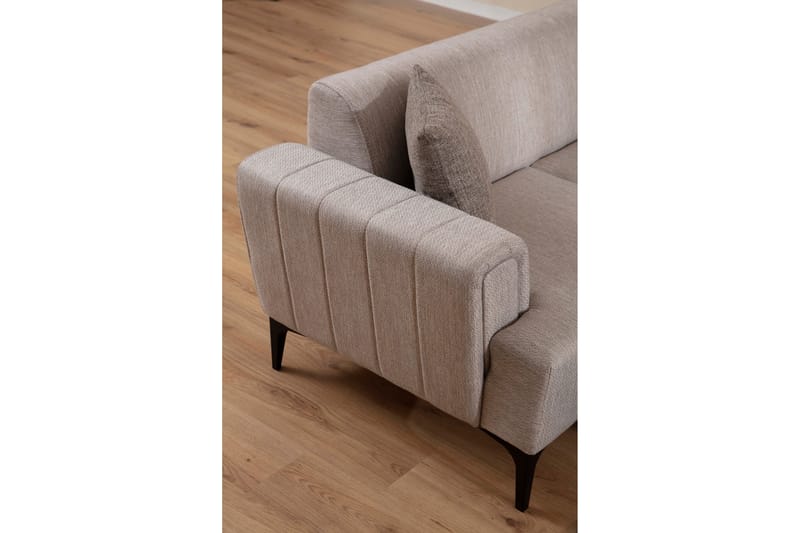 DEERCROFT 3-sits Bäddsoffa Beige - Möbler - Vardagsrum - Bäddsoffor