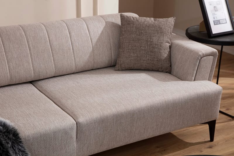 DEERCROFT 3-sits Bäddsoffa Beige - Möbler - Vardagsrum - Bäddsoffor