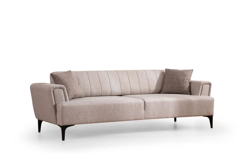 DEERCROFT 3-sits Bäddsoffa Beige - Möbler - Vardagsrum - Bäddsoffor