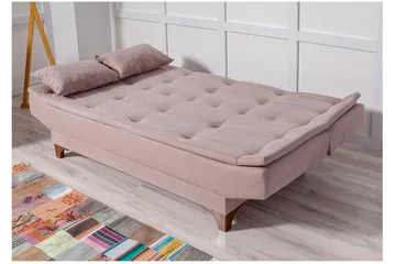 Defiglio 3-sits Bäddsoffa - Brun - Möbler - Vardagsrum - Bäddsoffor