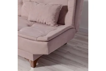 Defiglio 3-sits Bäddsoffa - Brun - Möbler - Vardagsrum - Bäddsoffor