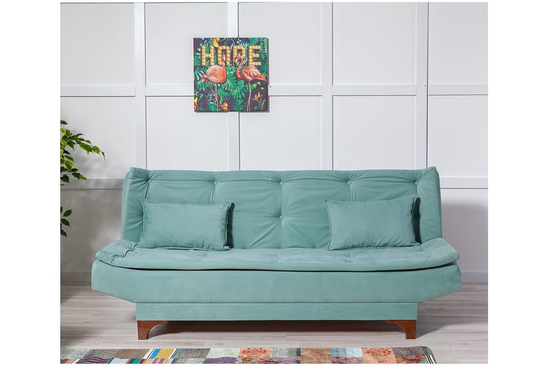Defiglio 3-sits Bäddsoffa - Grön - Möbler - Vardagsrum - Bäddsoffor