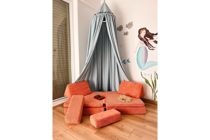 Deliones Bäddsoffa - Orange - Möbler - Vardagsrum - Bäddsoffor