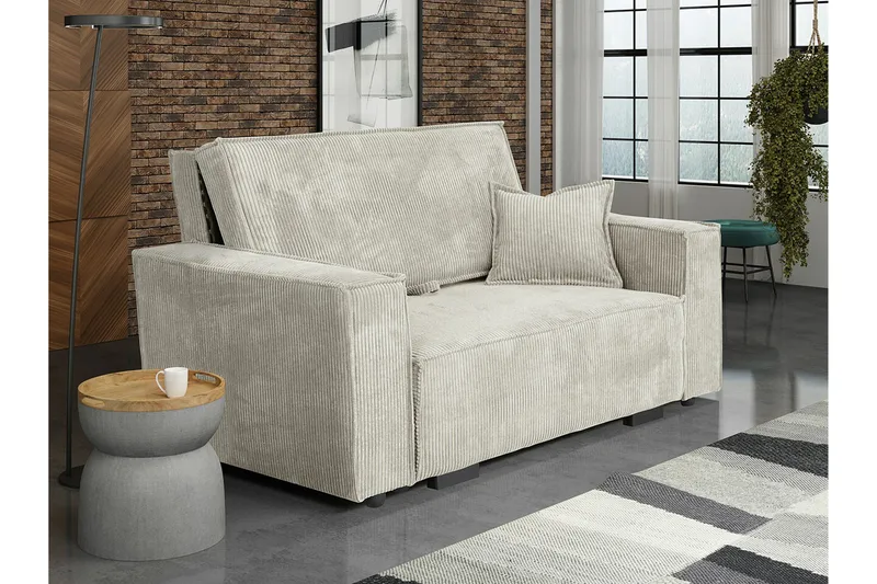 Denegal 2-sits Bäddsoffa beige - Möbler - Vardagsrum - Bäddsoffor