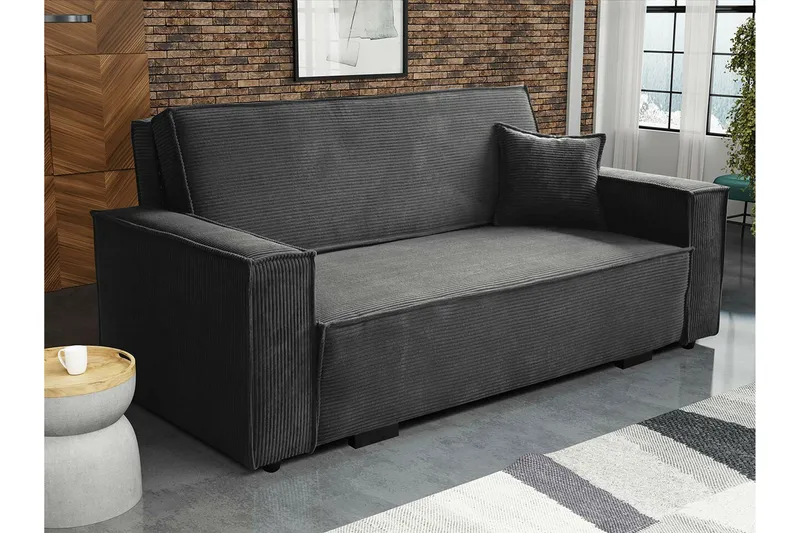 Denegal 2-sits Bäddsoffa Dark grey - Möbler - Vardagsrum - Bäddsoffor