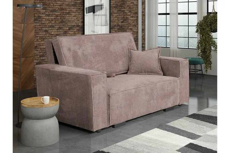 Denegal 2-sits Bäddsoffa Light brown - Möbler - Vardagsrum - Bäddsoffor