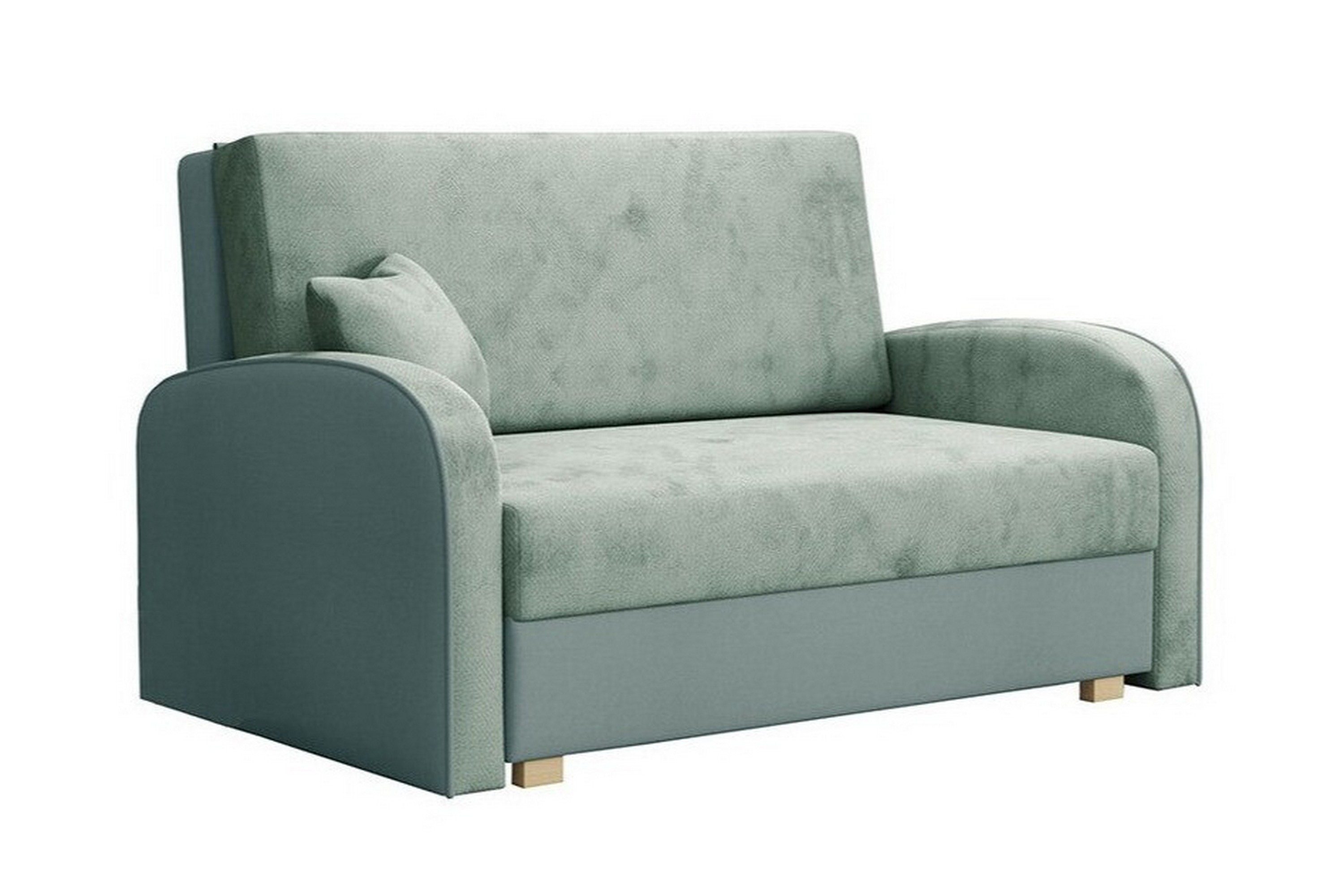 denegal 2-sits bäddsoffa light grey/dark grey -