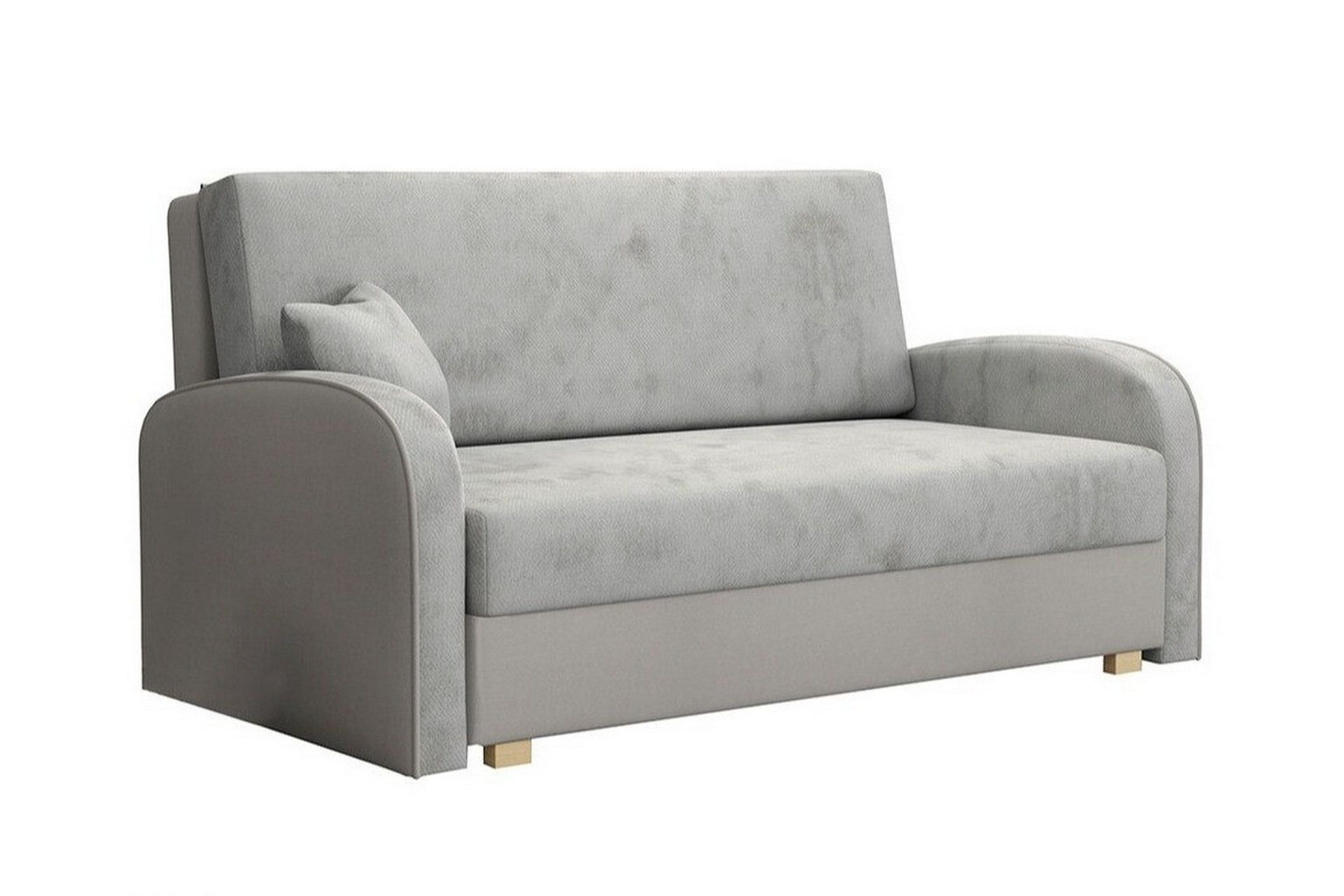 denegal 2-sits bäddsoffa light grey/dark grey -