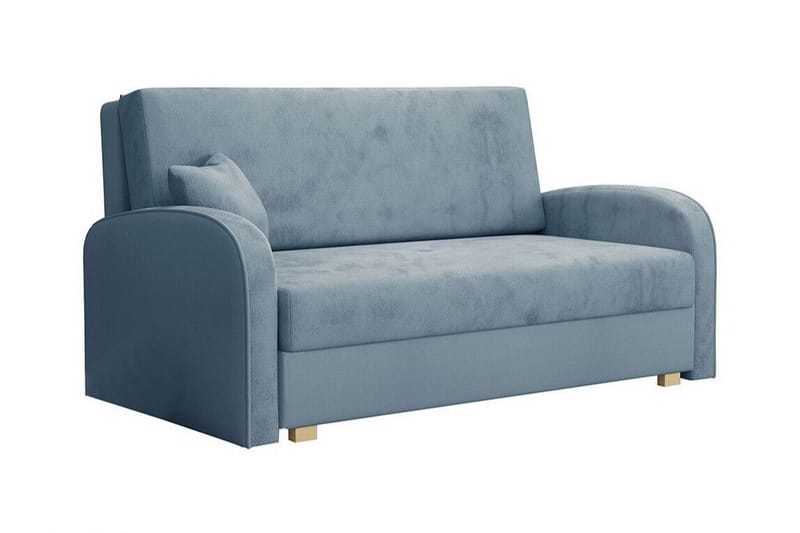 Denegal 2-sits Bäddsoffa Ljusblå/Mörkblå - Möbler - Vardagsrum - Bäddsoffor