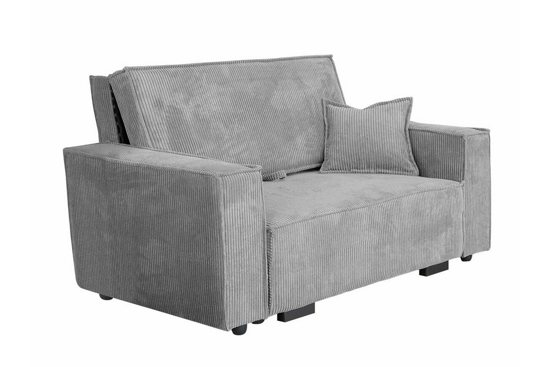 denegal 2-sits bäddsoffa ljusgrå -