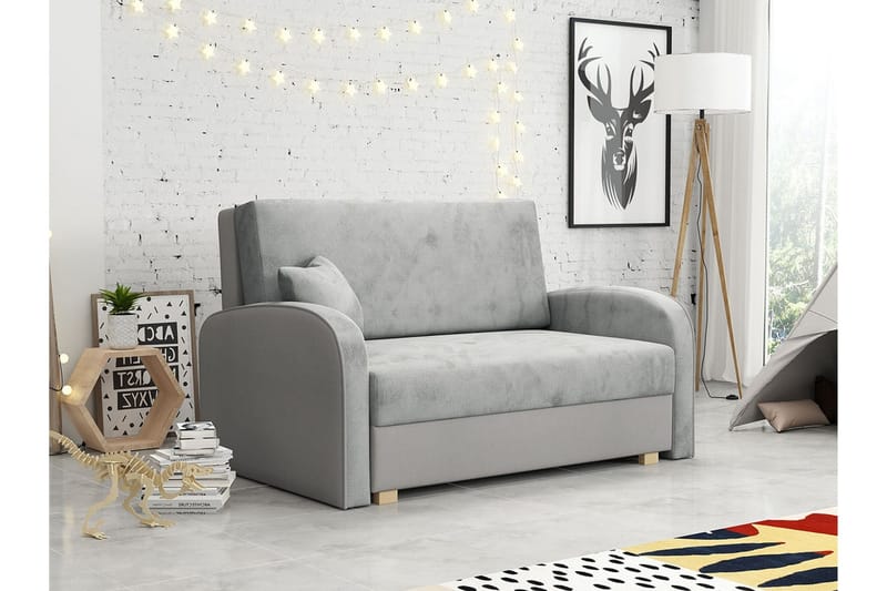 Denegal 2-sits Bäddsoffa Ljusgrå - Möbler - Vardagsrum - Bäddsoffor