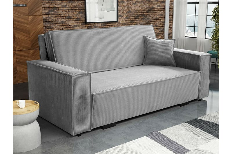 Denegal 2-sits Bäddsoffa Ljusgrå - Möbler - Vardagsrum - Bäddsoffor