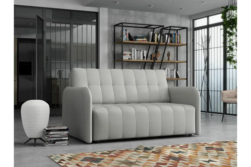 Denegal 2-sits Bäddsoffa Ljusgrå - Möbler - Vardagsrum - Bäddsoffor