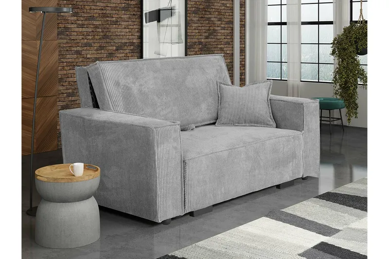 Denegal 2-sits Bäddsoffa Ljusgrå - Möbler - Vardagsrum - Bäddsoffor