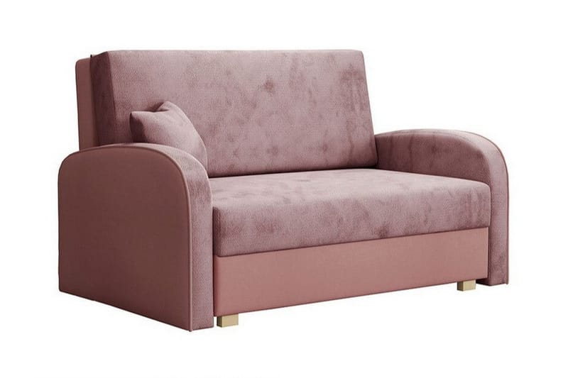 Denegal 2-sits Bäddsoffa Ljusrosa - Möbler - Vardagsrum - Bäddsoffor