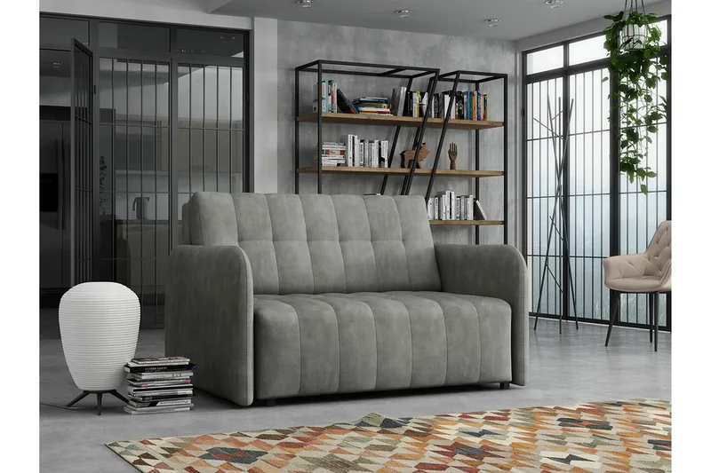 Denegal 2-sits Bäddsoffa NO_BRAND Grey - Möbler - Vardagsrum - Bäddsoffor